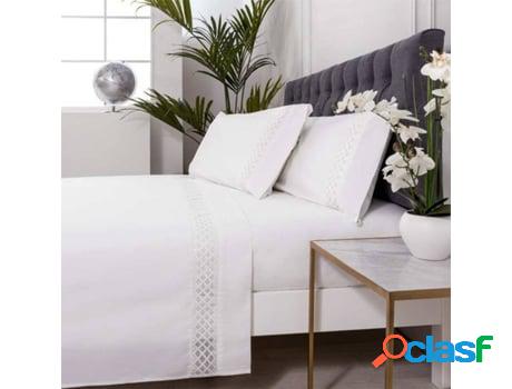 Juego de Sábanas COTTON ARTEAN Sarria (Blanco - Cama de 135