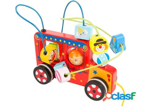 Juguete de Madera CB TOYS Cochecito de arrastre circo