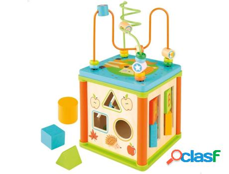 Juguete de Madera WOOMAX Cubo actividades bebé (Edad