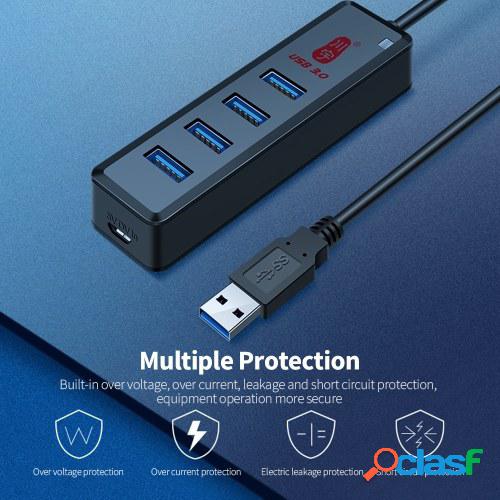 Kawau 4-en-1 Concentrador USB3.0 de alta velocidad