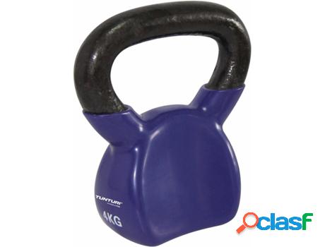 Kettlebell TUNTURI Vinyl Negro (4kg)