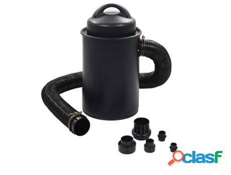 Kit De Aspiración Con Adaptador VIDAXL (Negro)