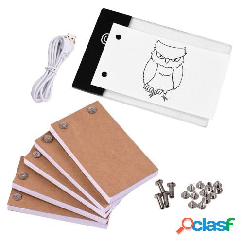 Kit de libro plegable con almohadilla de luz Tableta de caja