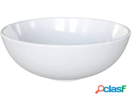 Lavabo Cerámico Redondo ARKITMOBEL (Blanco Brillo - 41,5cm)