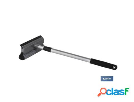 Limpiacristales esponja y raspador extensible modelo zancara