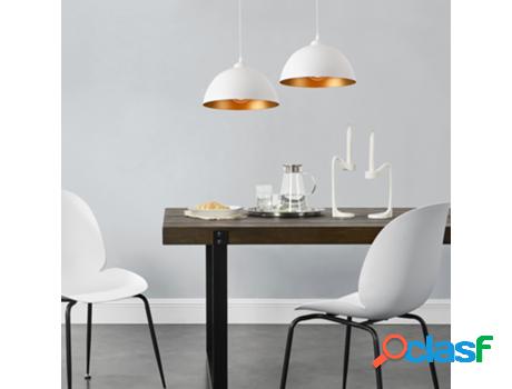 Lámpara Colgante LUX.PRO Blanco/Oro (60 W - E27)