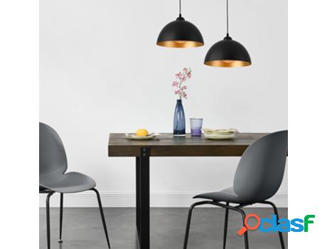 Lámpara Colgante LUX.PRO Negro/Oro (60 W - E27)