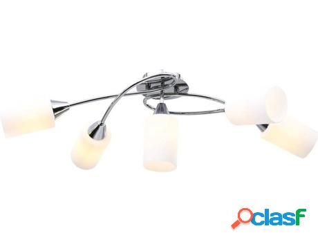 Lámpara de Techo VIDAXL Cilíndricas (200 W - 5 Un)