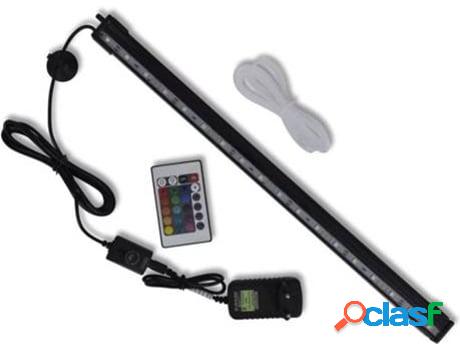Lámpara para Peces VIDAXL Burbujas (Negro - 48cm)