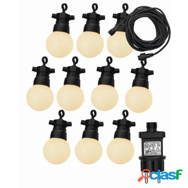 Luxform Juego de luces de fiesta para jardín con 10 LED