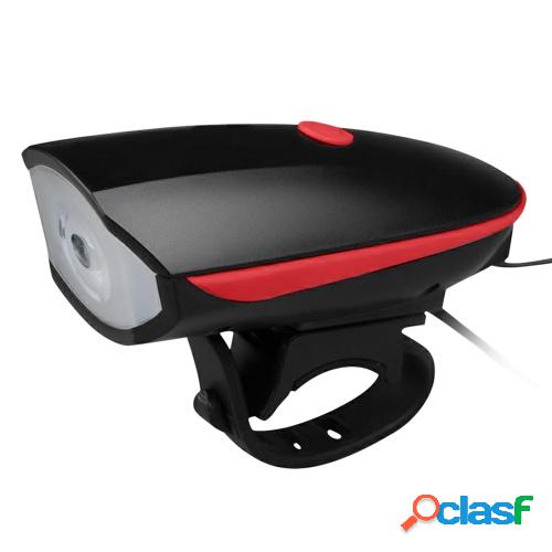 Luz de bicicleta USB recargable LED faro de ciclismo con