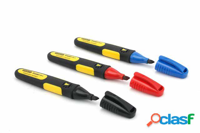Marcador FatMax punta biselada Blister 3 uds (negro, rojo,