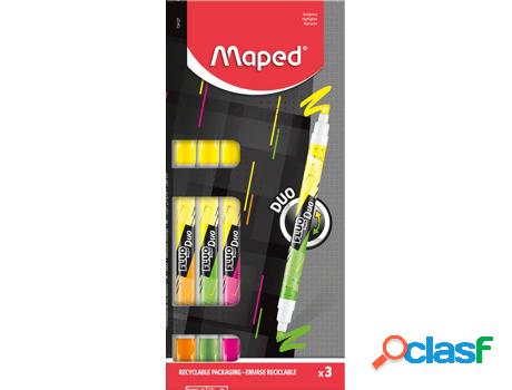 Marcador MAPED Fluo Duo X3 - BLS