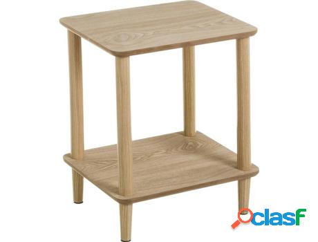 Mesa Auxiliar LOLAHOME De Madera De Pino Nórdica Beige