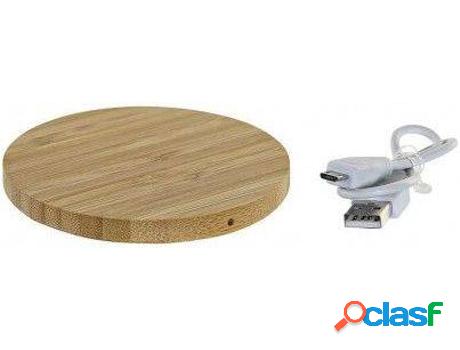 Mesa HOGAR Y MÁS Cargador Para Móvil Cargador Bambú