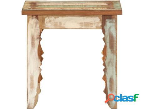 Mesa de Centro VIDAXL Marrón (40 x 40 x 40 cm - Madera