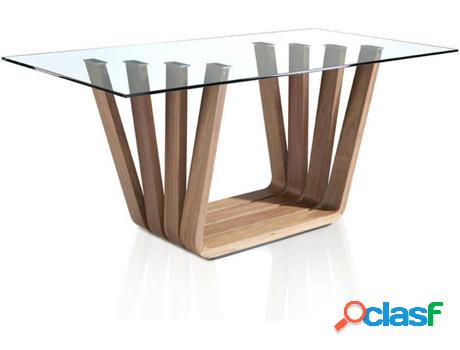 Mesa de Comedor ANGEL CERDÁ S.L. 1068 (Marrón - MDF, Acero