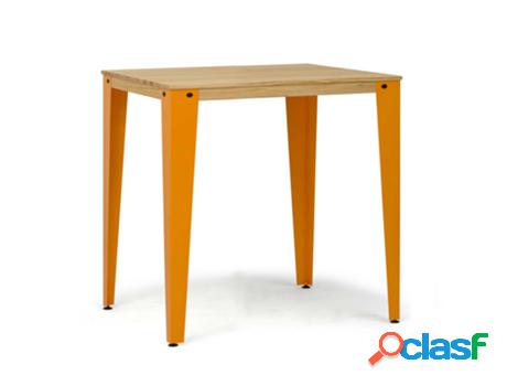 Mesa de Comedor BOX FURNITURE Lunds (Amarillo - Madera y