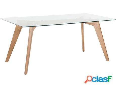 Mesa de Comedor Hudson (Transparente - Cristal Templado