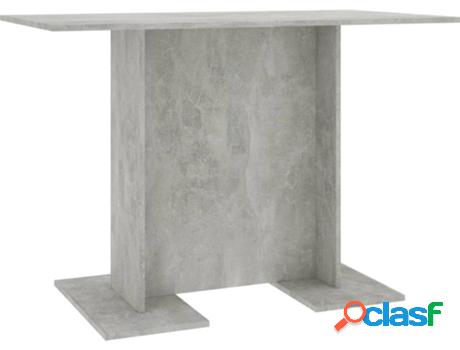 Mesa de Comedor VIDAXL Gris (60 x 75 cm - Madera Aglomerada)