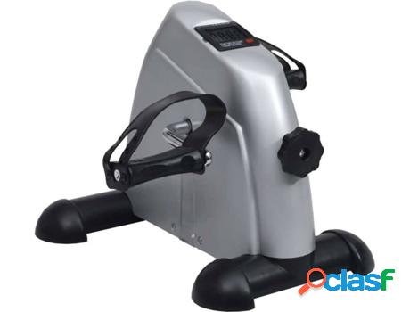 Mini Bicicleta Estática VIDAXL 90627 (Gris - Monitor LCD)