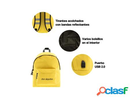 Mochila DON ALGODON Colours Nylon Mujer (Amarillo)