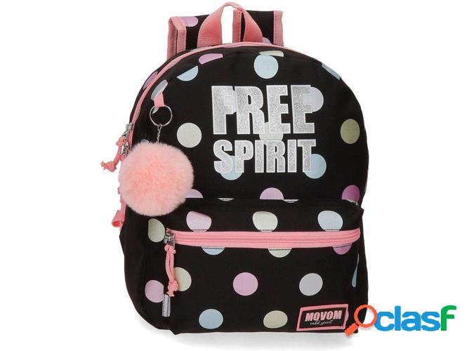 Mochila MOVOM Free Dots Negro (27x32x10cm)