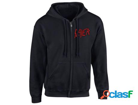 Moletom Con Capucha SLAYER Eagle (Negro - Algodón - S)