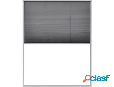 Mosquitera VIDAXL Plisada para Ventanas Aluminio Blanco (60