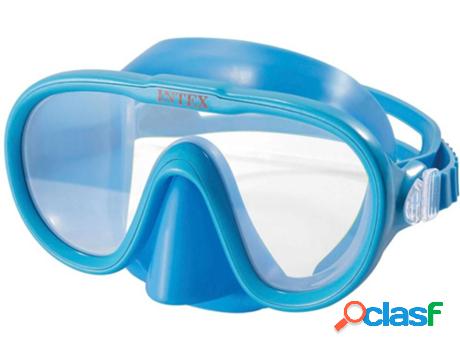 Máscara de Buceo INTEX (Azul - PVC - 17.5x8x10.5 cm)