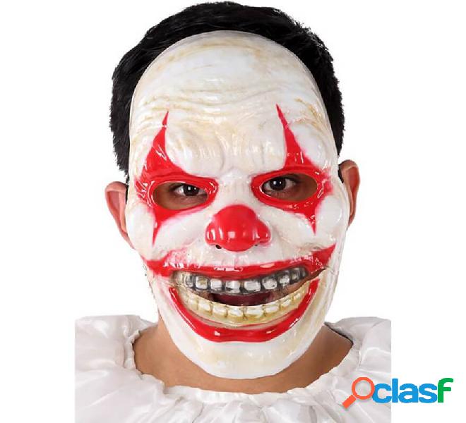 Máscara de Payaso Aterrador de 25x18 cm