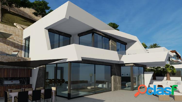 Nuevo proyecto de villa de lujo en venta en Calpe con vistas