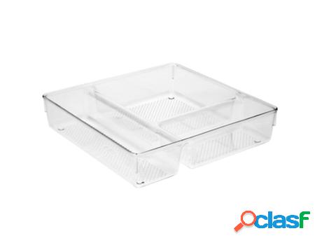 Organizador de plastico para cajones system n 1 23x23x5 cm.