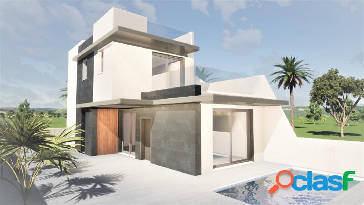 PAREADO DE OBRA NUEVA EN BENIJÓFAR CON PISCINA PRIVADA