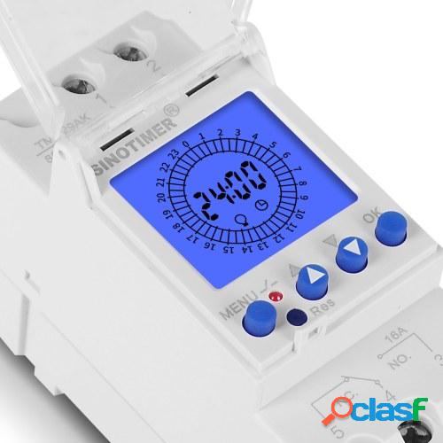 Pantalla LCD digital Reloj de tiempo electrónico de 24