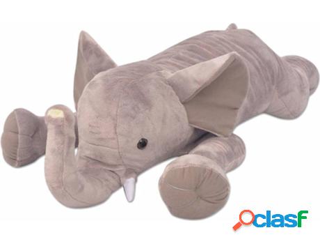 Peluche VIDAXL Elefante XXL (95 cm)