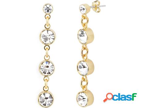 Pendientes VANCRYSTALS Lorraine (Latón - Dorado - 3.5 cm)