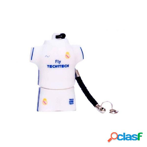 Pendrive 32GB Tech One Tech Equipacion Fútbol Blanco