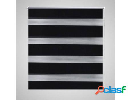 Persiana VIDAXL Cebra Negro (60 x 120 cm)