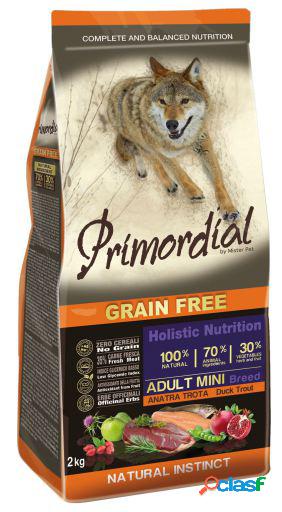 Pienso Grain Free para Perros Adultos Mini de Pato y Trucha