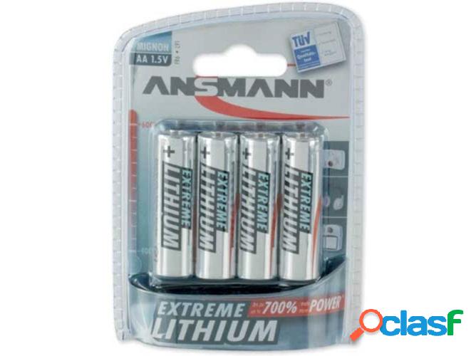 Pilas ANSMANN Extreme Lithium AA Mignon