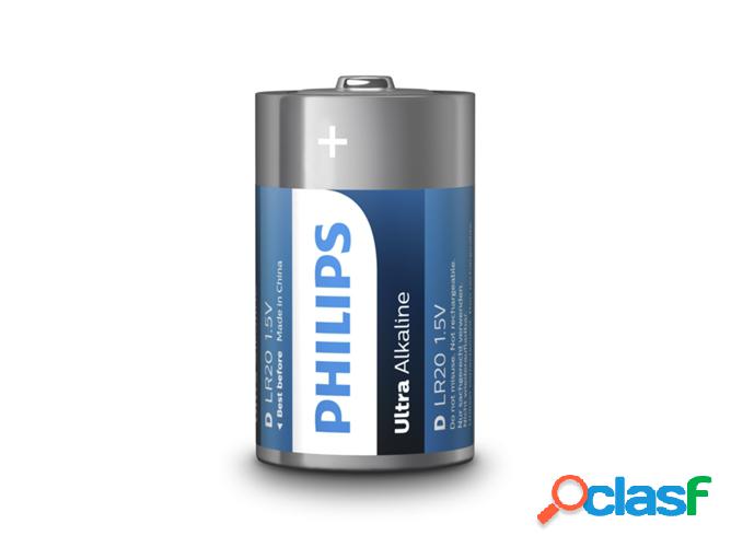 Pilas PHILIPS Batería LR20E2B/10