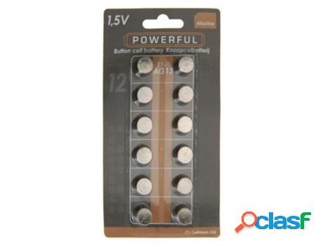 Pilas boton ag13 1,5 v blster 12