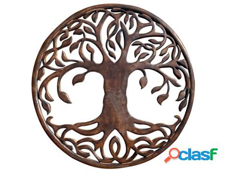 Placa de madera Marrón de Madera 2*60*60cm