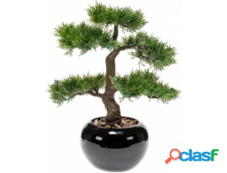 Planta Artificial EMERALD Bonsai (Verde - 12x34 cm)