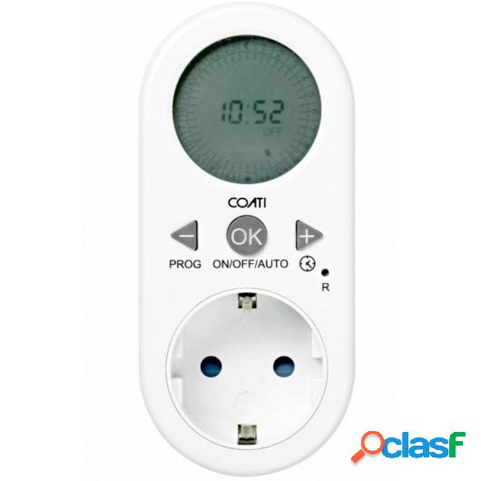 Programador Electrico Digital Diario Coati Blanco