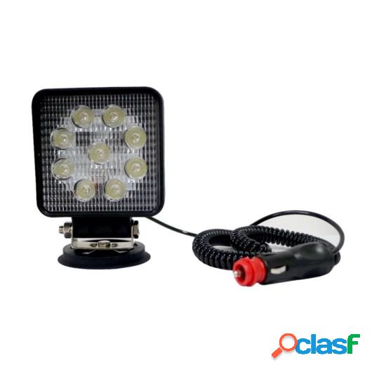 Proyector Iluminacion Led 12-24V/27W/Ip67 Vehiculo Magnetico