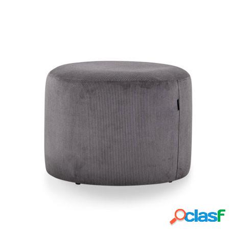 Puf Taburete 60x45 - Pana - Color Gris Oscuro