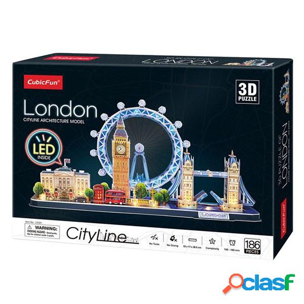 Puzzle 3D Londres con Leds