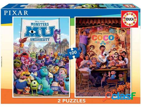 Puzzle EDUCA BORRAS Pixar (2x100 Piezas)